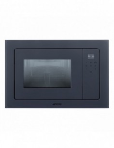MICRO-ONDES GRILL ENCASTRABLE SMEG FMI120G Gris